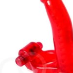 : Rojo WALLER PAA Doble Penetracin Penetracin Vibrador Anillo de polla Vaginal Sexo Anal Consolador Dong : Salud y Hogar