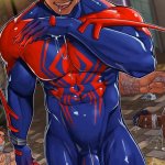 miguel ohara spider-man miles morales and peter b parker marvel and 3 more drawn by jasdavi