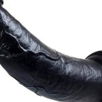 : 2.93 Diameter Huge Dildo with No Balls 12 Inch BBC Dildo Big Black Cock with Strong Suction Cup Dual Density Silicone Dildos Large Anal Dildos with Curved Shaft for G-spot Deep