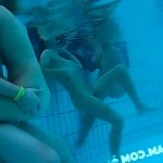 Although It Is A Public Swimming Public Pool This Couple Fucks Without Any Shame