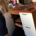 A young teenager gets cum inside her mouth as a cheating wife who is shared as she is fucked while the husband watches with the plumber.