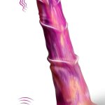 : 9.25 Vibrating Fantasy Dildo with Remote ControlThick Horse Dildo Vibrator with 81 ModesSilicone Monster Penis with Suction Cup for G-Spot Clit Anal Stimulation Adult Sex Toy for Women Men Couple :