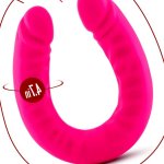 Ruse 18 Inch Silicone Double Ended Dildo
