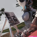 File:Nude robot girl reading.jpg