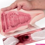 Silicone Pocket Pussy with Realistic Labia