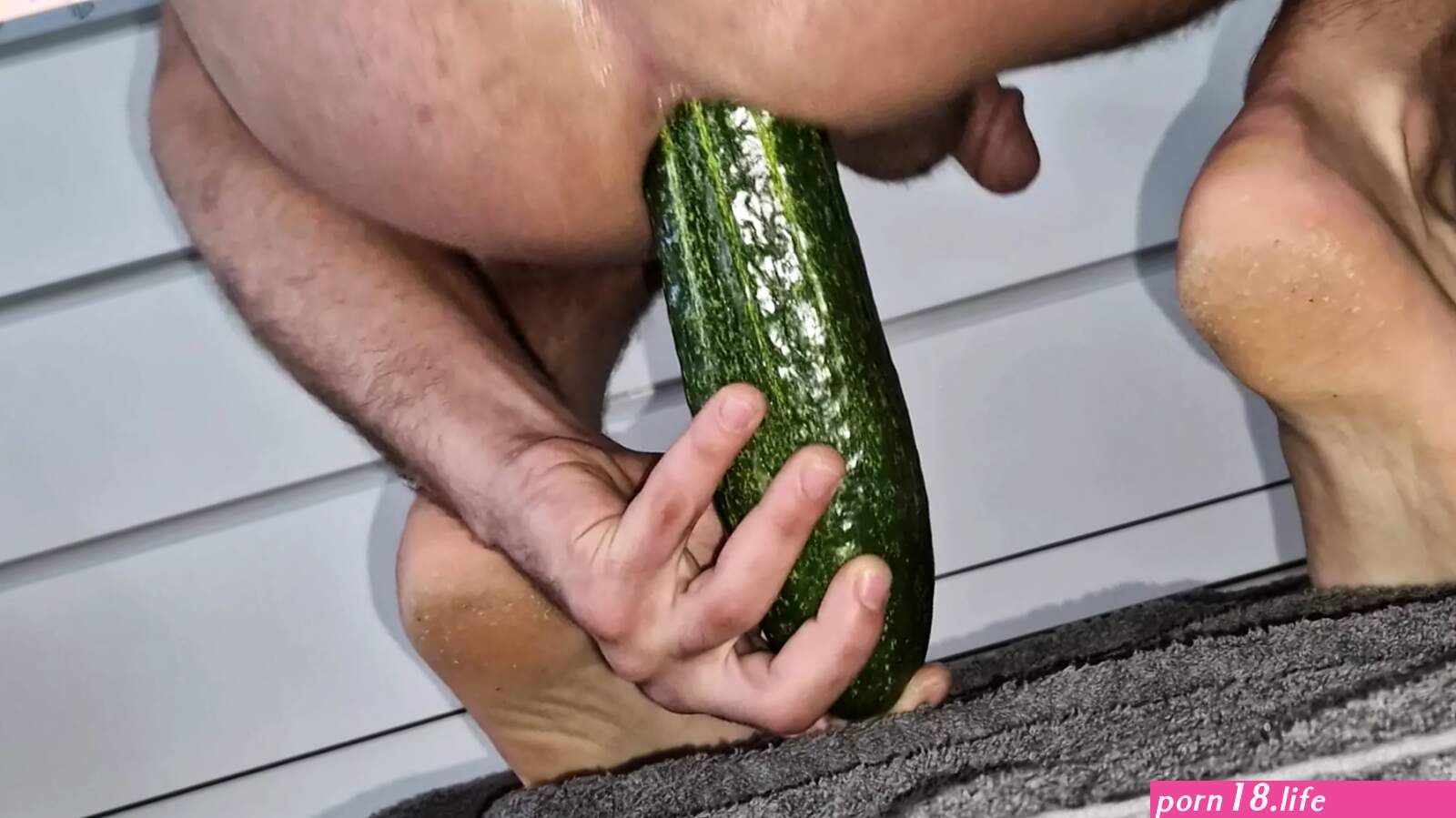 Huge cucumber anal